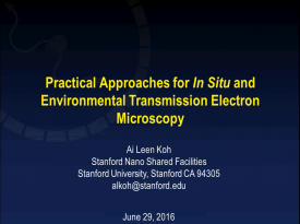 Practical approaches for in-situ and environmental transmission electron microscopy