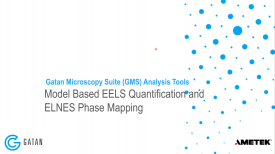 GMS 3.4 Analysis Tools: Model-based EELS quantification & ELNES phase mapping