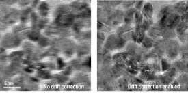 Live drift correction during imaging acquisition